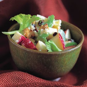 Apples and Walnuts with Stilton Cheese