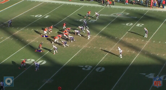 Spreading things out will help Peyton Manning identify favorable match-ups. Wes Welker will be targeted often agaisnt Seattle's interior defenders. Image courtesy of NFL Game Rewind. 