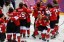 Team Canada celebrates winning gold. (Winslow Townson, USA TODAY Sports)