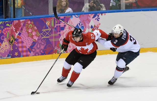 Sidney Crosby will try to lead Canada to its second gold medal in a row. (Richard Mackson, USA TODAY Sports)