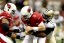 Arizona Cardinals quarterback Carson Palmer was sacked 41 times during the 2013 season. (Chuck Cook - USA TODAY Sports)