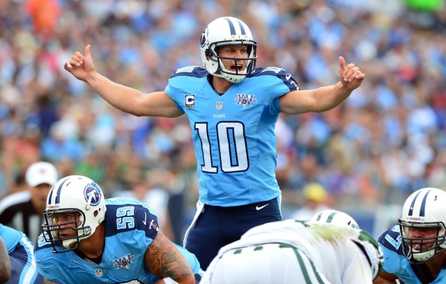 After an injury plagued 2013 campaign, Jake Locker's future with the Tennessee Titans is in question. (Don McPeak - USA TODAY Sports)