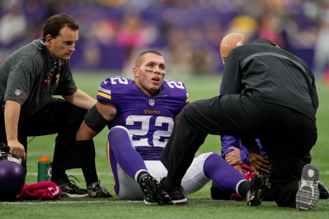 A healthy Harrison Smith is the first step in improving the Vikings' secondary. (Bruce Kluckhohn - USA TODAY Sports)