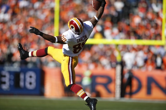 Redskins WR Pierre Garcon needs some help after finish with a league-high 184 targets. (Credit: Chris Humphreys - USA TODAY Sports)