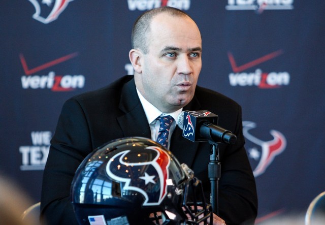 New head coach Bill O'Brien's will have a big say in whether the Texans choose Manziel . Credit: Troy Taormina-USA TODAY Sports