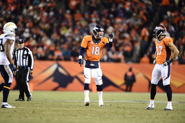 Decker's suitors will have to determine how big a part Manning played in the receiver's success. Credit: Ron Chenoy-USA TODAY Sports