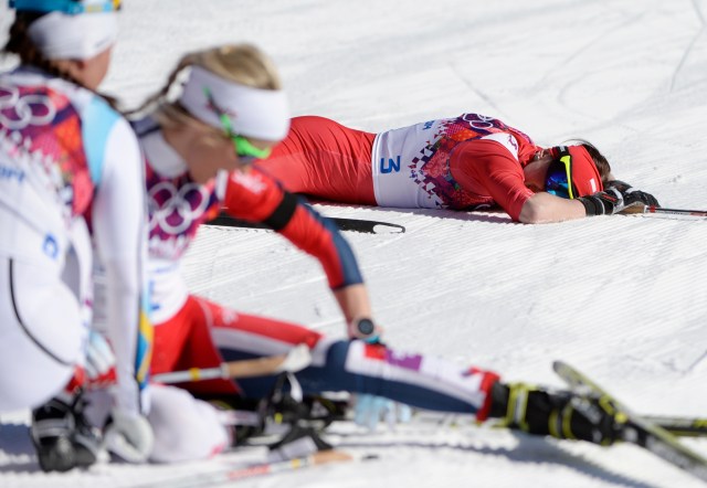 Olympics: Cross Country Skiing-Ladies Skiathlon