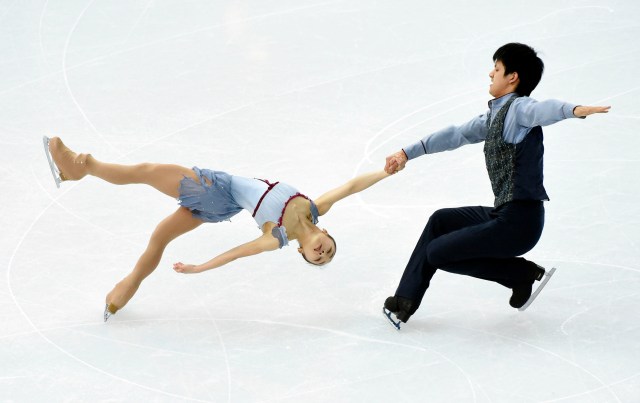 Olympics: Figure Skating-Team Pairs Free Skating