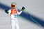 Ted Ligety reacts after his run in the men's super combined downhill during the Sochi 2014 Olympic Winter Games at Rosa Khutor Alpine Center. (Rob Schumacher-USA TODAY Sports)