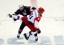 Russia forward Vladimir Tarasenko collides with USA forward Dustin Brown in overtime. (Winslow Townson-USA TODAY Sports)