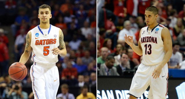 Florida's Scotty Wilbekin and Arizona's Nick Johnson turned it on late after struggling for much of their Sweet 16 games.