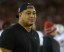Jonathan Martin, shown here watching his alma mater Stanford, has been traded to the San Francisco 49ers. (Kirby Lee, USA TODAY Sports)