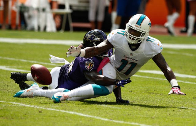 Mike Wallace says he's developed a strong rapport with Ryan Tannehill this year. (Robert Mayer-USA TODAY Sports)