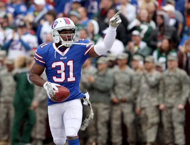 Buffalo Bills safety Jairus Byrd is the No. 1 free agent available. (Timothy T. Ludwig - USA TODAY Sports)