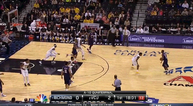Briante Webber's active hands on defense can create offense in a hurry for VCU. 