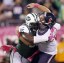 New York Jets defensive end Muhammad Wilkerson hits Houston Texans quarterback Matt Schaub as he releases the ball. (Andrew Mills/THE STAR - LEDGER via USA TODAY Sports)