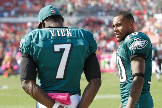 Both Vick and Jackson will be in a new uniform today. (Kim Klement-USA TODAY Sports)