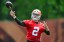 Cleveland Browns quarterback Johnny Manziel passes during organized team activities at Cleveland Browns practice facility. (Andrew Weber - USA TODAY Sports)