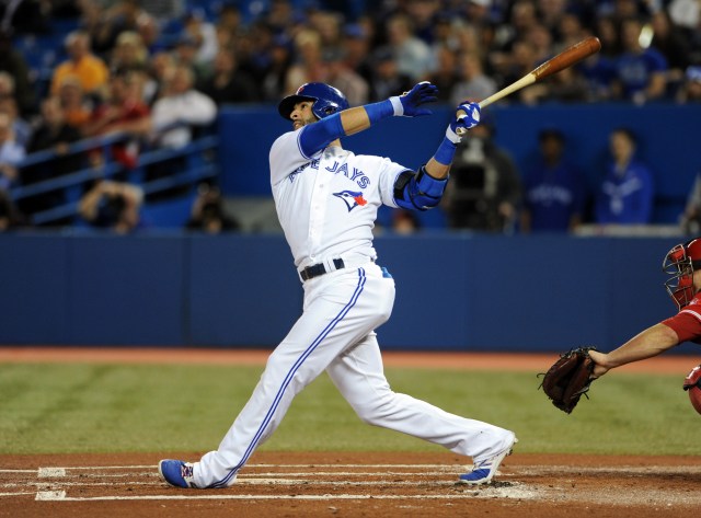 Jose Bautista is the fifth leading home run hitter in  Blue Jay franchise history. (Dan Hamilton, USA TODAY Sports ) 