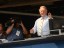 Vin Scully gets applause from the crowd after it was announced he would return to Dodgers booth for the 66th season. (Jayne Kamin-Oncea-USA TODAY Sports)