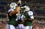 Geno Smith (7) celebrates with center Nick Mangold (74) after scoring a touchdown during the second quarter against the Cincinnati Bengals. (Andrew Weber-USA TODAY Sports)
