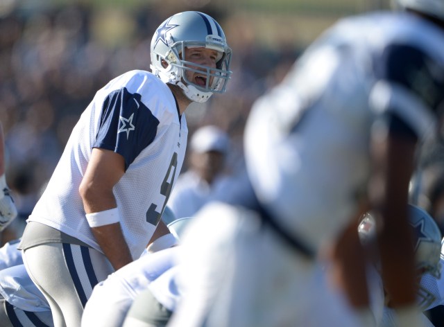 Tony Romo should return Saturday, but his workload is to be determined. (Kirby Lee, USA TODAY Sports)