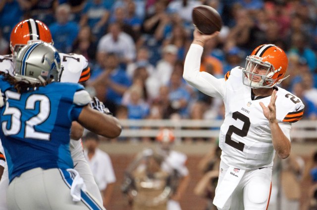 Johnny Manziel took center stage Saturday night in his preseason debut. (Tim Fuller, USA TODAY Sports)