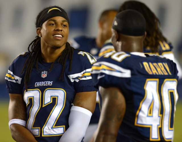 Jason Verrett and the Chargers cornerbacks must stand tall in 2014. (Jake Toth, USA TODAY Sports)