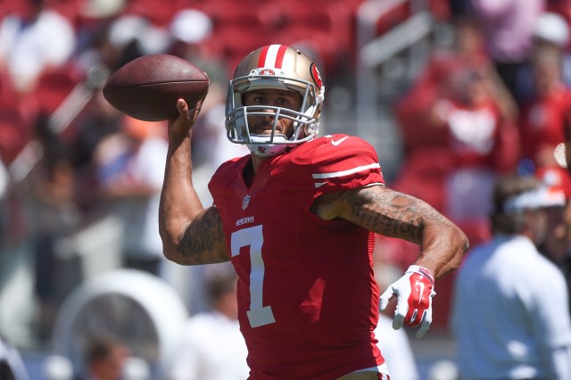 Colin Kaepernick and the 49ers are looking for their first touchdown of the preseason. (Kyle Terada, USA TODAY Sports)