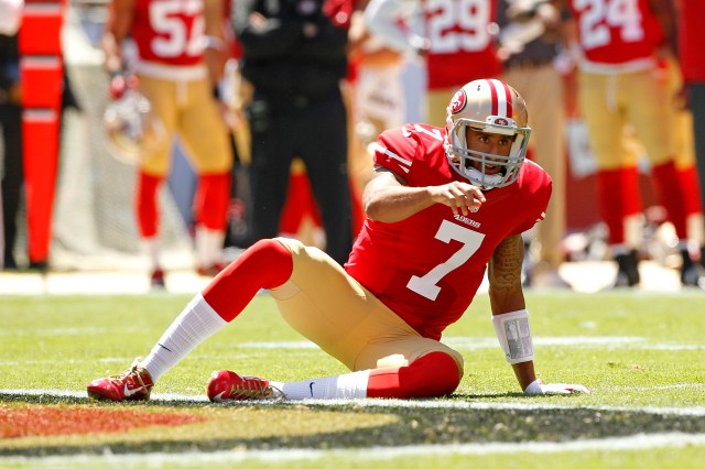 Colin Kaepernick and the 49ers can't possibly fall to 1-3, right? (Cary Edmondson, USA TODAY Sports)