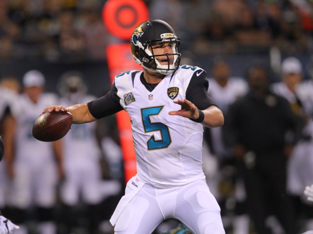 Jags QB Blake Bortles was the No. 3 pick in May's NFL draft. (Dennis Wierzbicki-USA TODAY Sports)