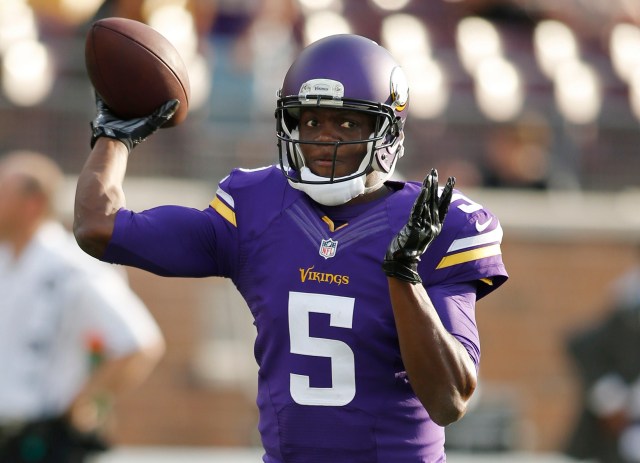Teddy Bridgewater had a solid outing on Friday, but so did Matt Cassel. (Bruce Kluckhohn, USA TODAY Sports)