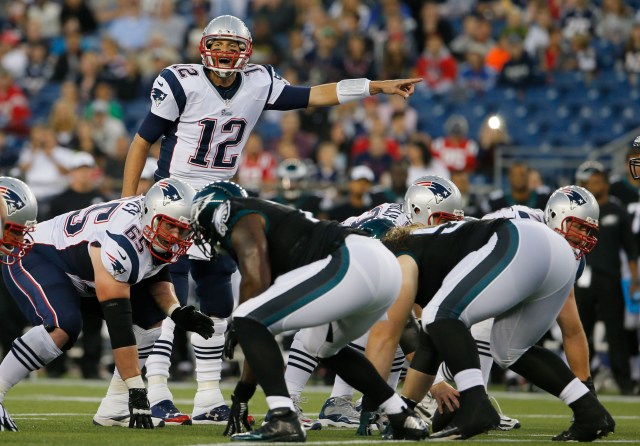 Patriots QB Tom Brady (12) appeared in complete control Friday night. (David Butler II-USA TODAY Sports)