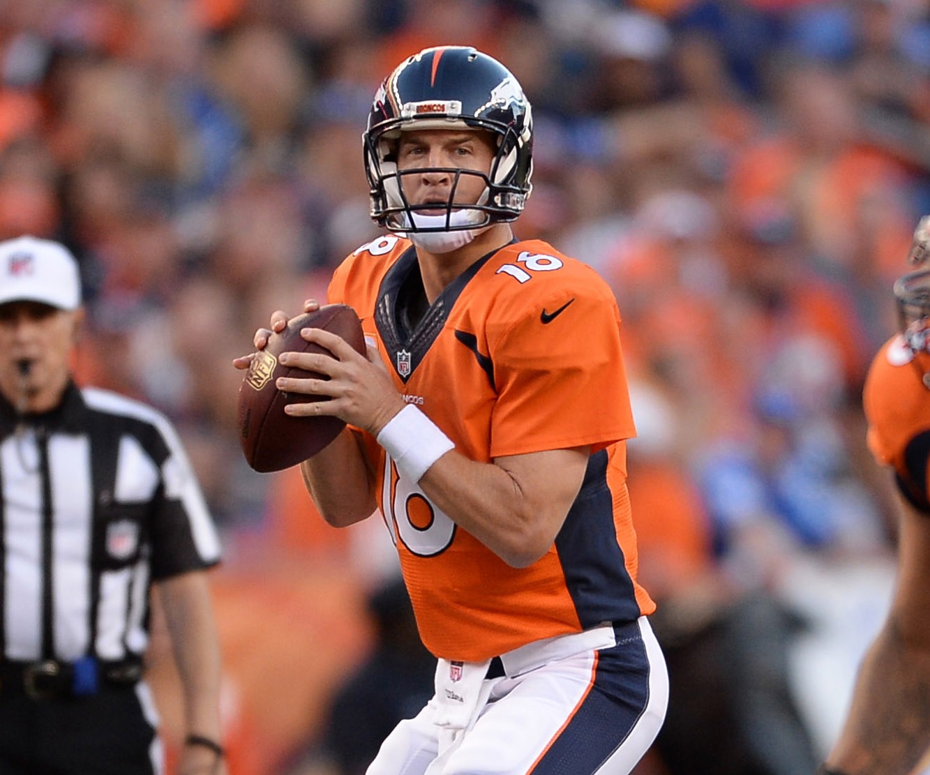 Peyton manning still has plenty of options at his disposal without Wes Welker. Ron Chenoy, USA TODAY Sports)