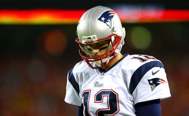 Tom Brady and the Patriots are falling far short of expectations. (Dilip Vishwanat, Getty Images)