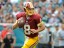 Washington Redskins quarterback Kirk Cousins (8) looks for a receiver. (Eric Hartline-USA TODAY Sports)