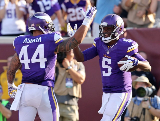 Teddy Bridgewater became the first rookie QB to win a game this year. (Brace Hemmelgarn, USA TODAY)
