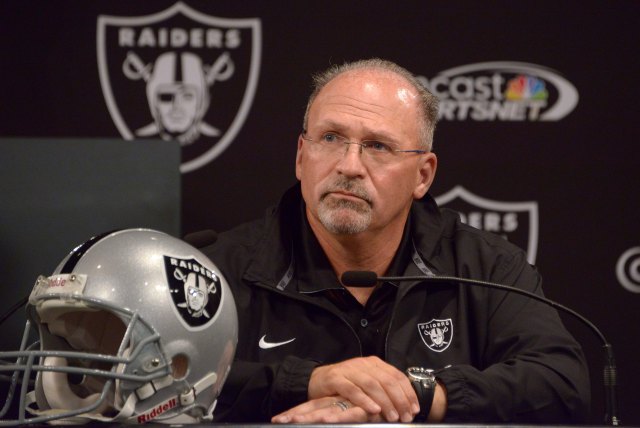 Tony Sparano is trying to bring some much-needed stability to the Raiders. (Kirby Lee, USA TODAY Sports)