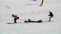 Mammoth competition toboggan race