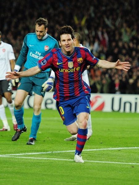 Lionel Messi v Arsenal(Getty Images)