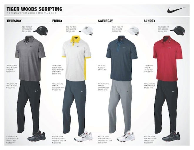 tiger woods clothing brand