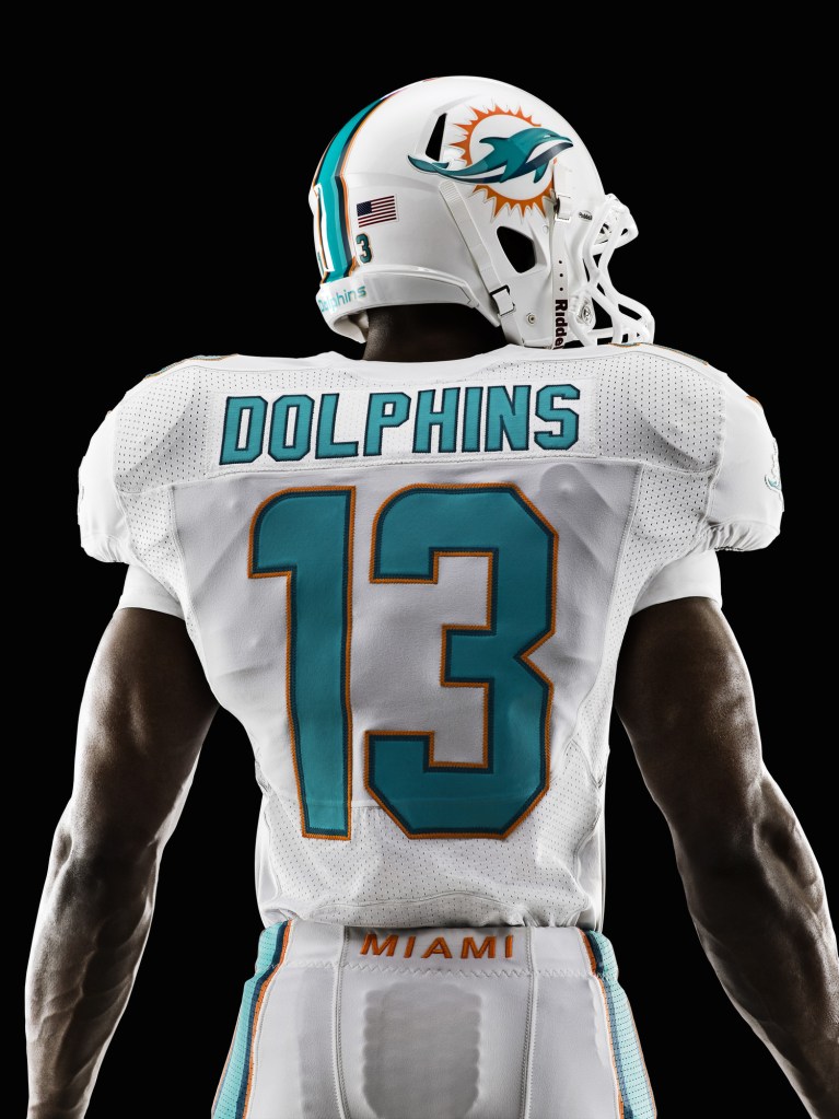miami dolphins uniforms today