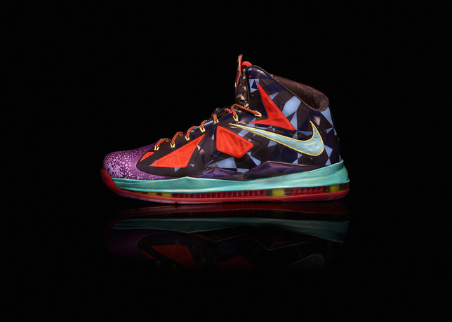 Lebron james hotsell rainbow shoes