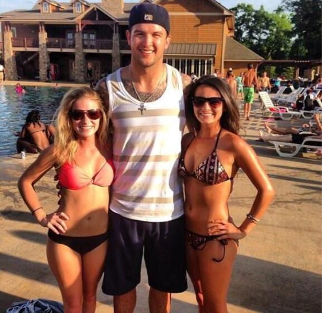 AJ McCarron's Giant Chest Tattoo Is Spreading, Developing Its Own
