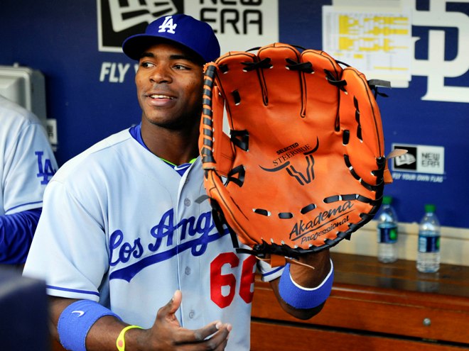 Yasiel Puig explains why he does his best to entertain fans