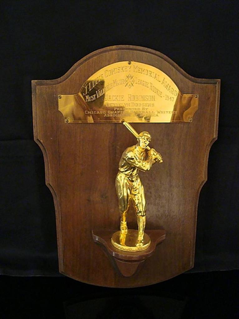 Jackie Robinson's Rookie of the Year Award selling for $1 million