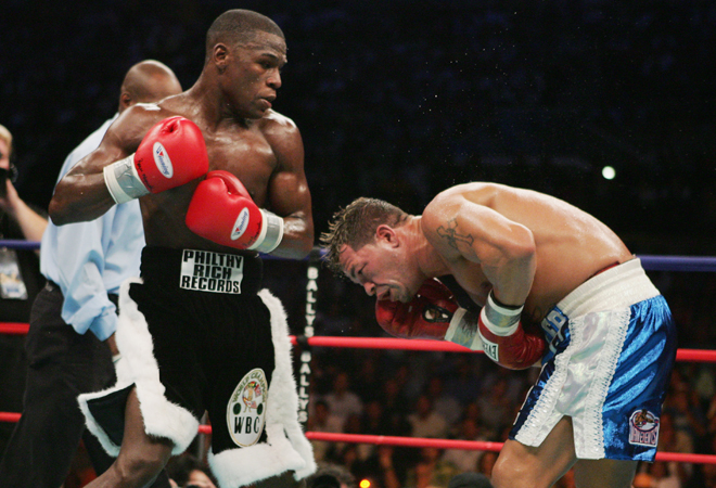 A decade of Floyd Mayweather's best and ugliest boxing trunks