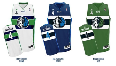 Dallas Mavericks Unveil Fan-Designed 2015-16 Uniforms