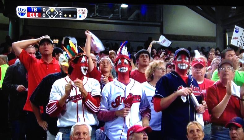 Indians Fans Wore Redface Makeup At AL Wild Card Game Because