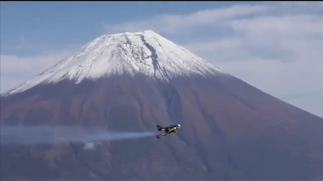 Pilot Flies Homemade Jetpack Around Mt Fuji In Japan For The Win